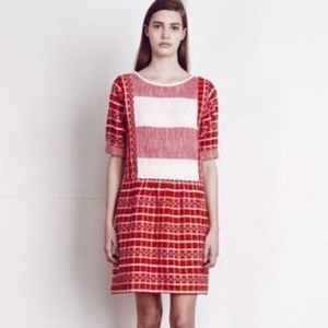 Ace & Jig Peasant Mini Dress in Gridlock